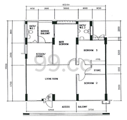 Blk 425 Woodlands Street 41 (Woodlands), HDB 4 Rooms #488391031